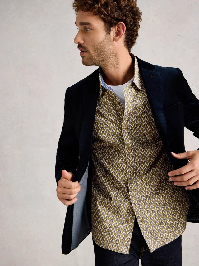 Chemise À Imprimé Géométrique Finsbury Fan