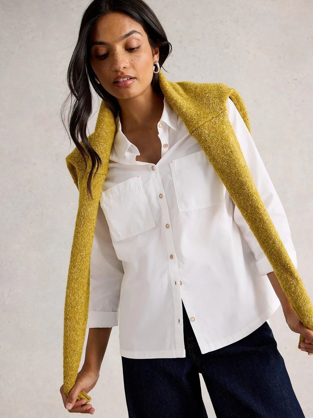Chemise Sophie En Popeline De Coton - Nat White - 46 Image 1