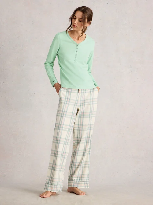 Haut De Pyjama Penny Henley - Lgt Green - XXXL Image 2