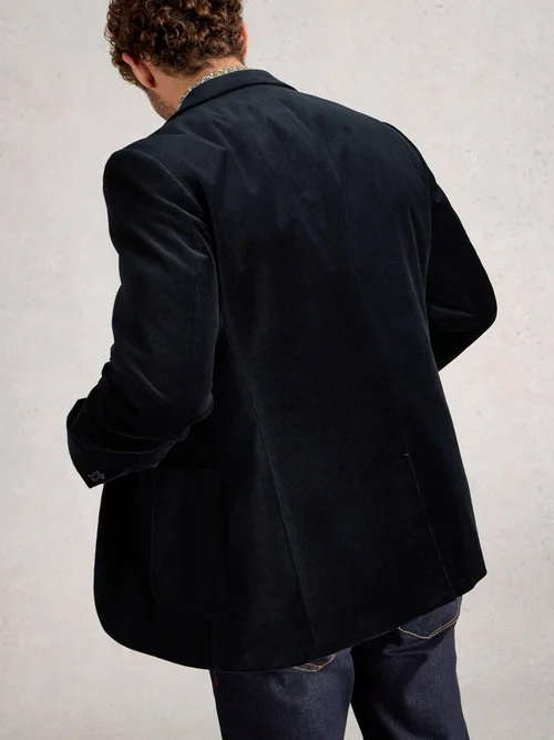Blazer En Velours - Dark Navy - 48 Image 4