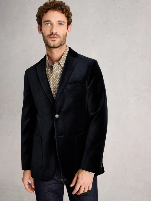 Blazer En Velours - Dark Navy - 48 Image 3