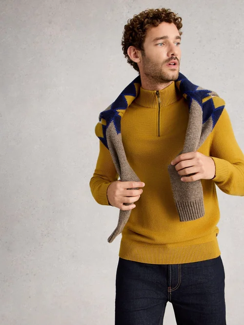 Newport Merino Funnel - Dk Yellow - XXXL/R Image 1