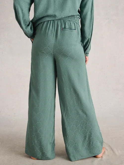 Pantalon De Pyjama Celia - Dk Green - S Image 4