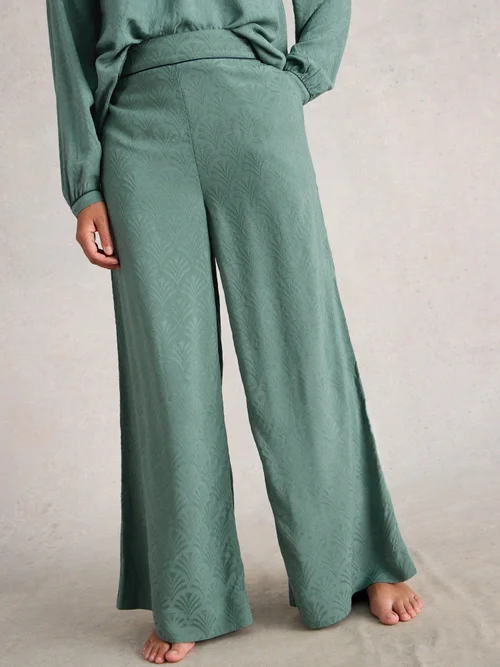 Pantalon De Pyjama Celia - Dk Green - S Image 1