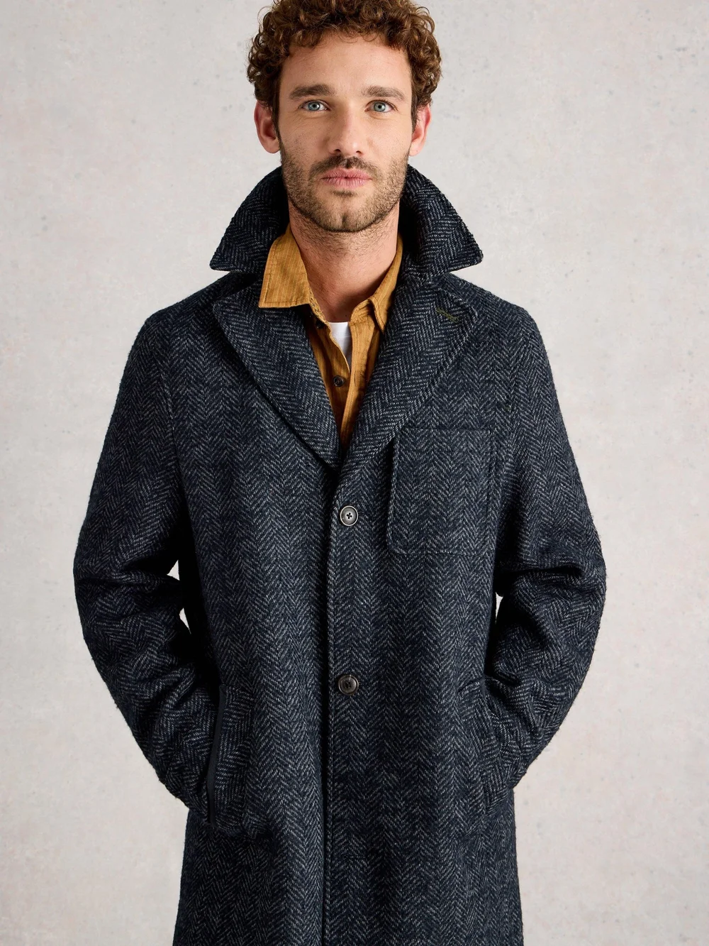 Manteau Epsom À Chevrons - Dark Navy - XXL Image 1