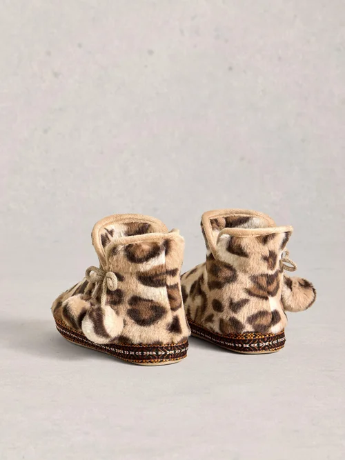 Pantoufles À Talons En Fausse Fourrure - Nat Mlt - S Image 4