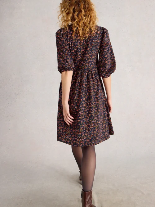 Robe En Jersey Maeva - Navy Multi - 52 Image 4