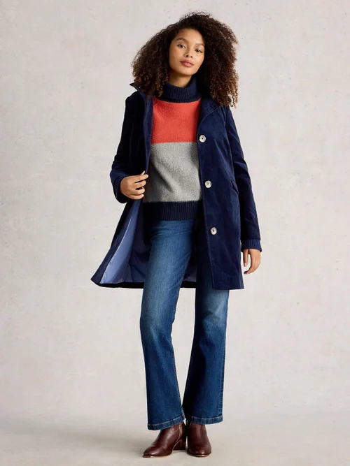 Manteau En Velours Karla - Dark Navy - 52/R Image 2