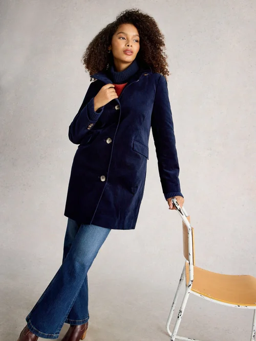 Manteau En Velours Karla - Dark Navy - 52/R Image 1