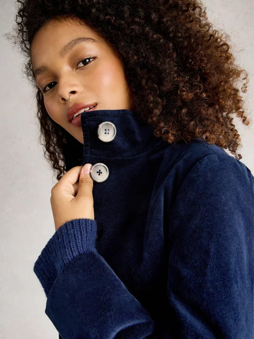 Manteau En Velours Karla - Dark Navy - 52/R Image 3