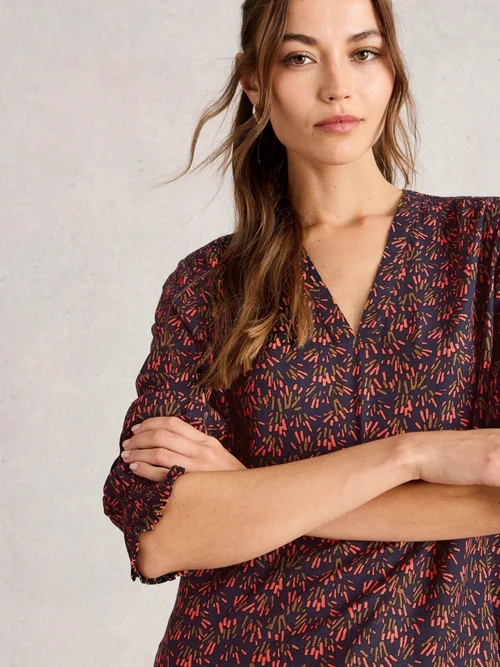 Top Elisa - Navy Multi - 52 Image 3