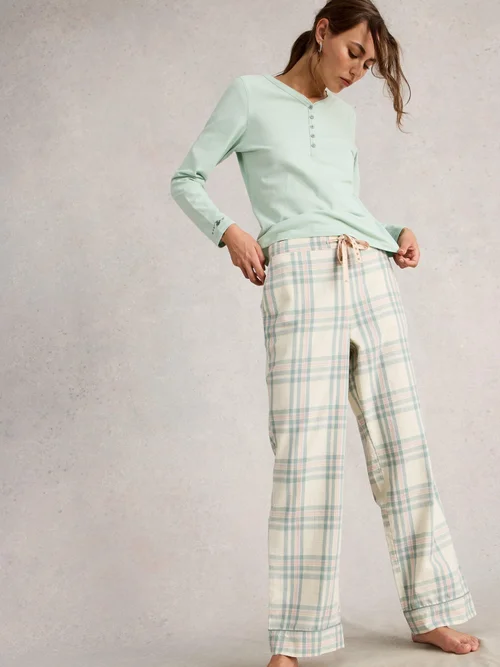 Pyjama À Carreaux Nina - Ivory Mlt - XL/R Image 1