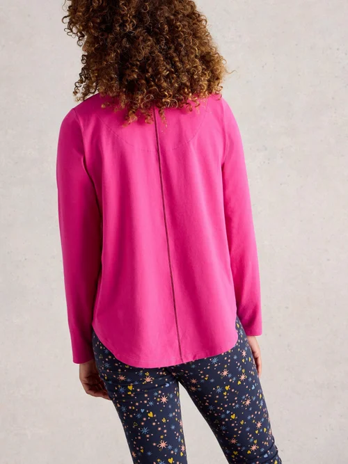 Haut De Pyjama En Jersey Eva - Brt Pink - XXXL Image 4