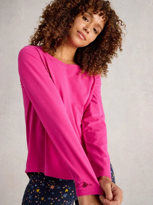 Haut De Pyjama En Jersey Eva - Brt Pink - XXXL Image 3