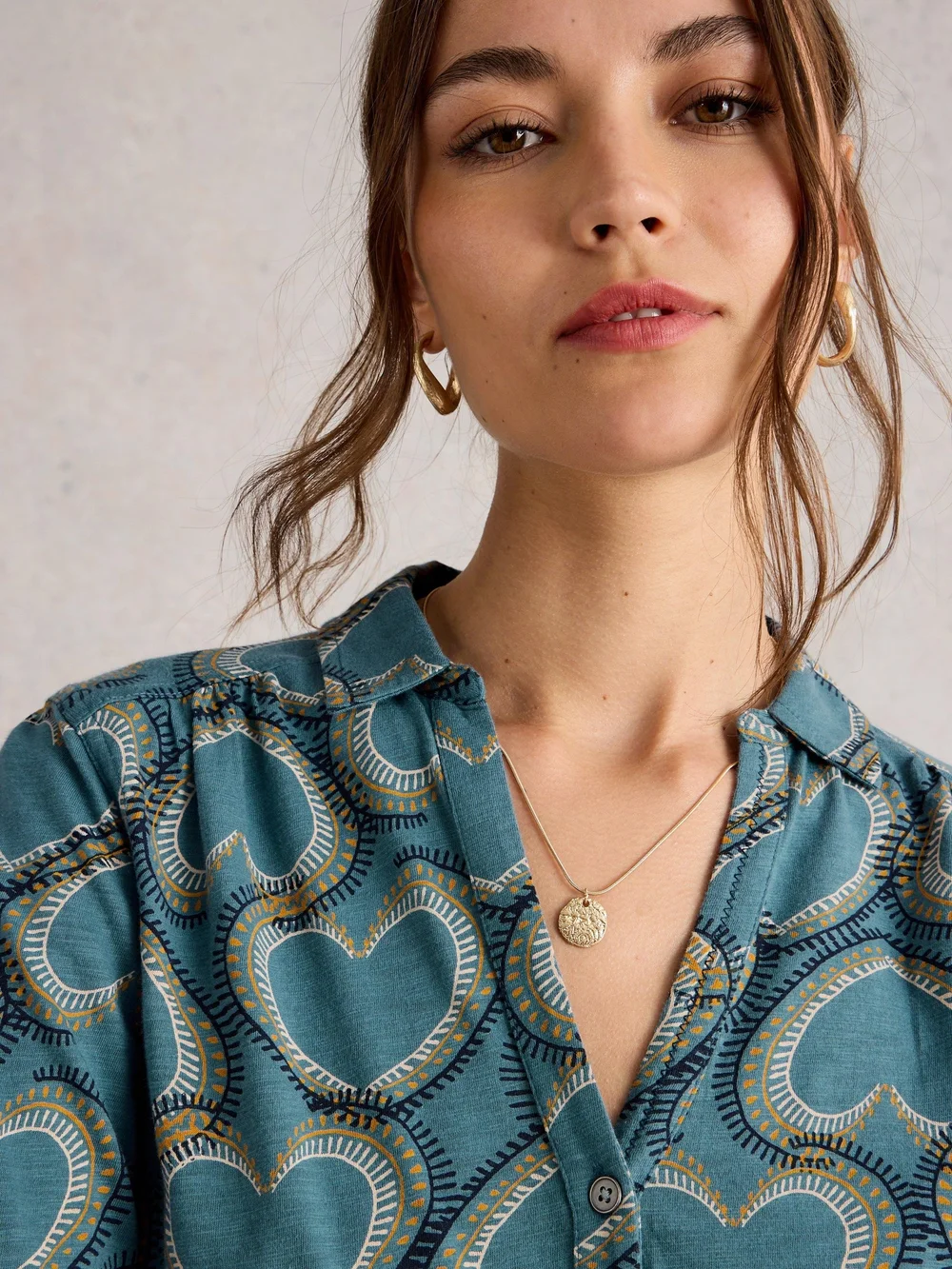 Chemise En Jersey Annie - Blue Pr - 52 Image 1