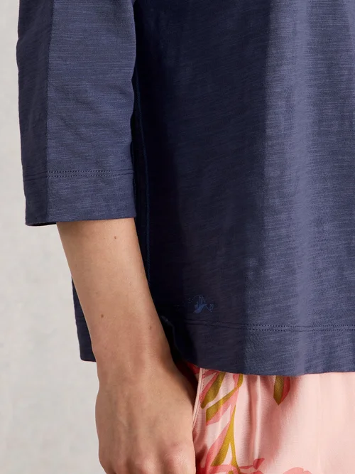 T-Shirt Boxy Mia - Dk Purple - XXXL Image 3