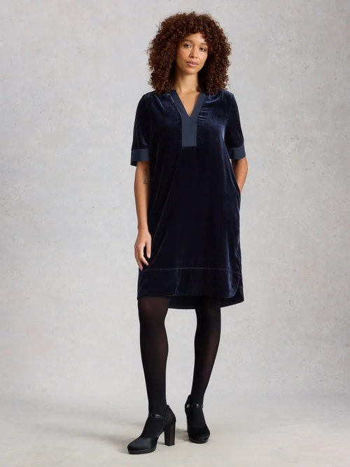Robe en velours June - Dark Navy - 52/R Image 2
