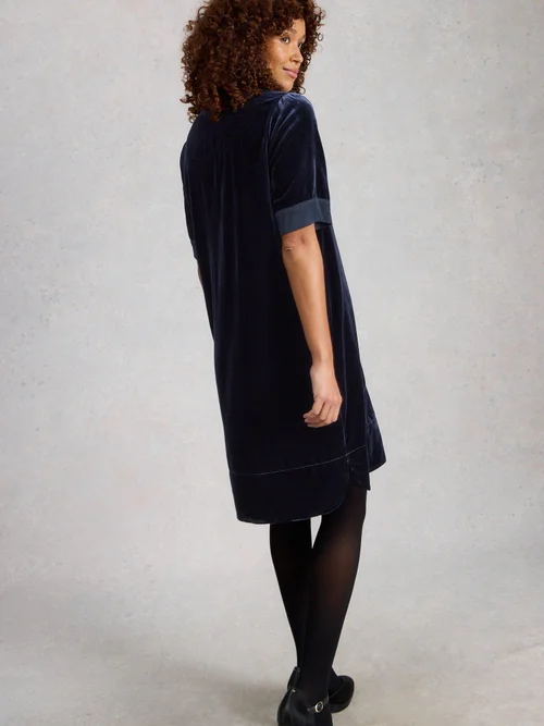 Robe en velours June - Dark Navy - 52/R Image 4