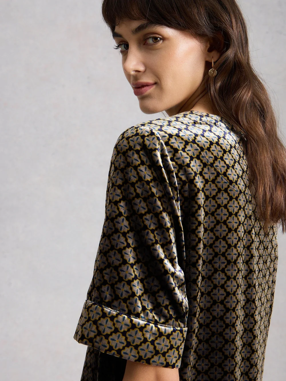 Robe en velours June - Nat Mlt - 52/R Image 1