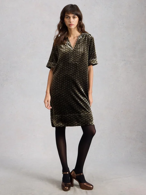 Robe en velours June - Nat Mlt - 52/R Image 2