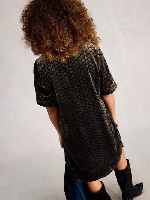 Robe en velours June - Nat Mlt - 52/R Image 4