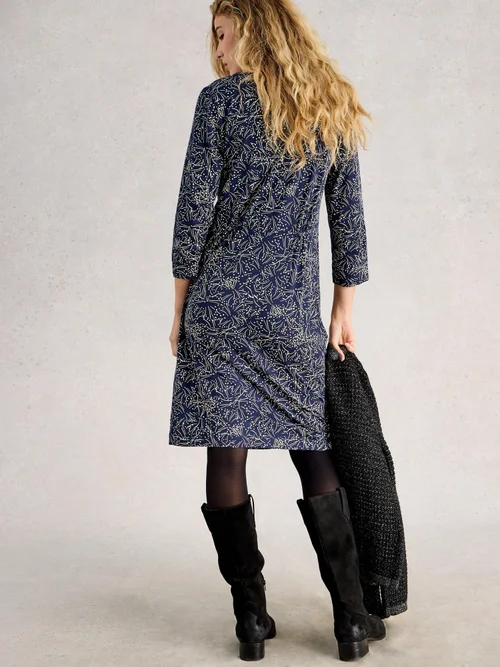 Robe En Jersey Tallie - Navy Pr - 50/R Image 4