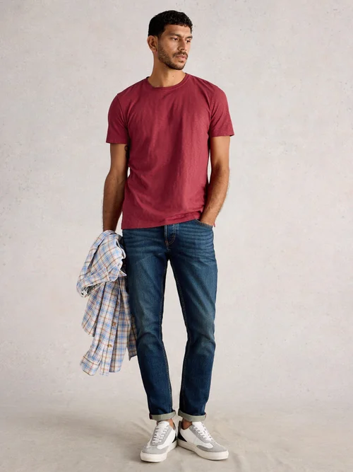 T-shirt à manches courtes Abersoch - Dk Red - XXL/R Image 2