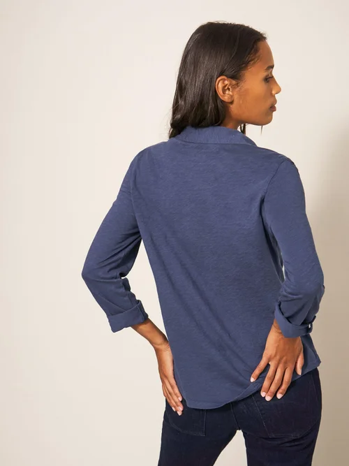 Chemise en jersey Annie - Fr Navy - 52 Image 4