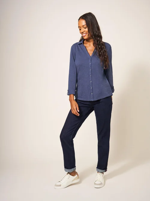 Chemise en jersey Annie - Fr Navy - 52 Image 3