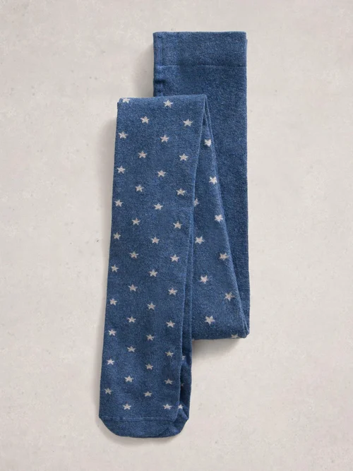 Collants en coton Star - Mid Blue - XL Image 2