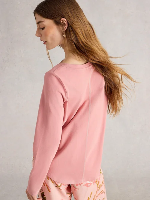 Haut De Pyjama En Jersey Eva - Lgt Pink - XXXL Image 4