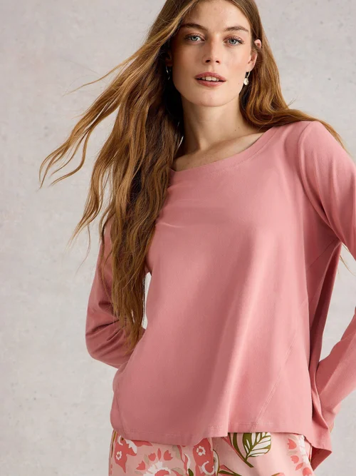 Haut De Pyjama En Jersey Eva - Lgt Pink - XXXL Image 3