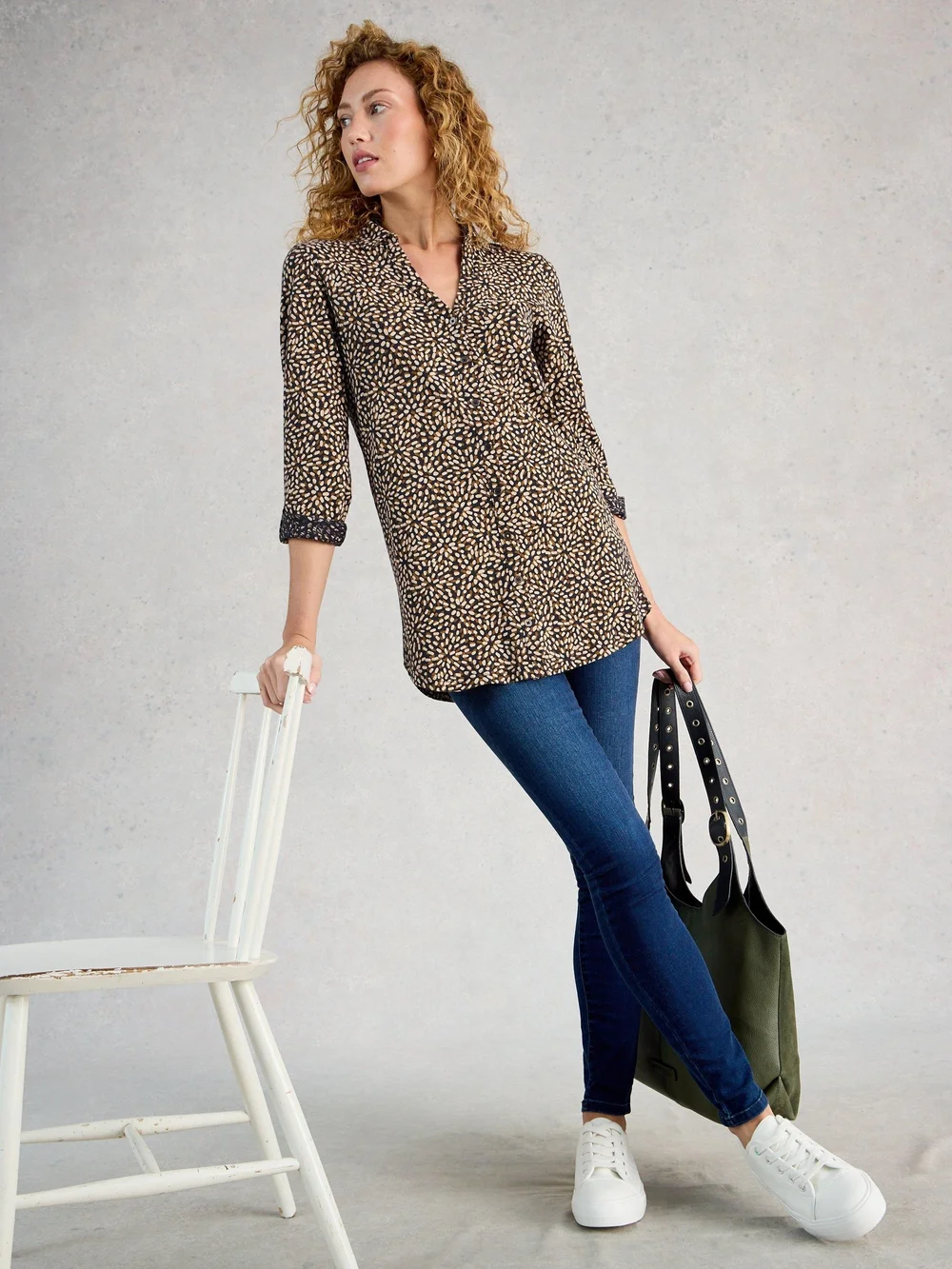 Chemise Annie Longue - Navy Pr - 52/R Image 1