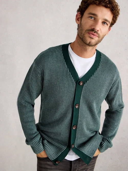 Cardigan plaqué - Blue Mlt - XXL Image 3