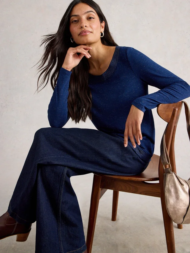 WEAVER LS SPARKLE TEE