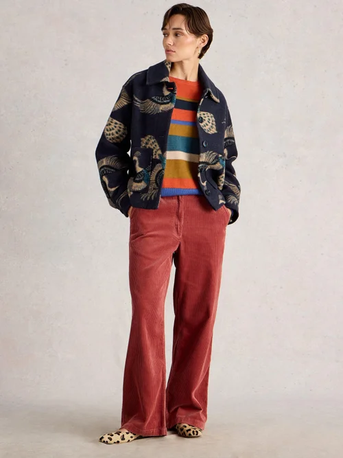 Veste Alexa en laine mélangée - Navy Multi - 52 Image 2