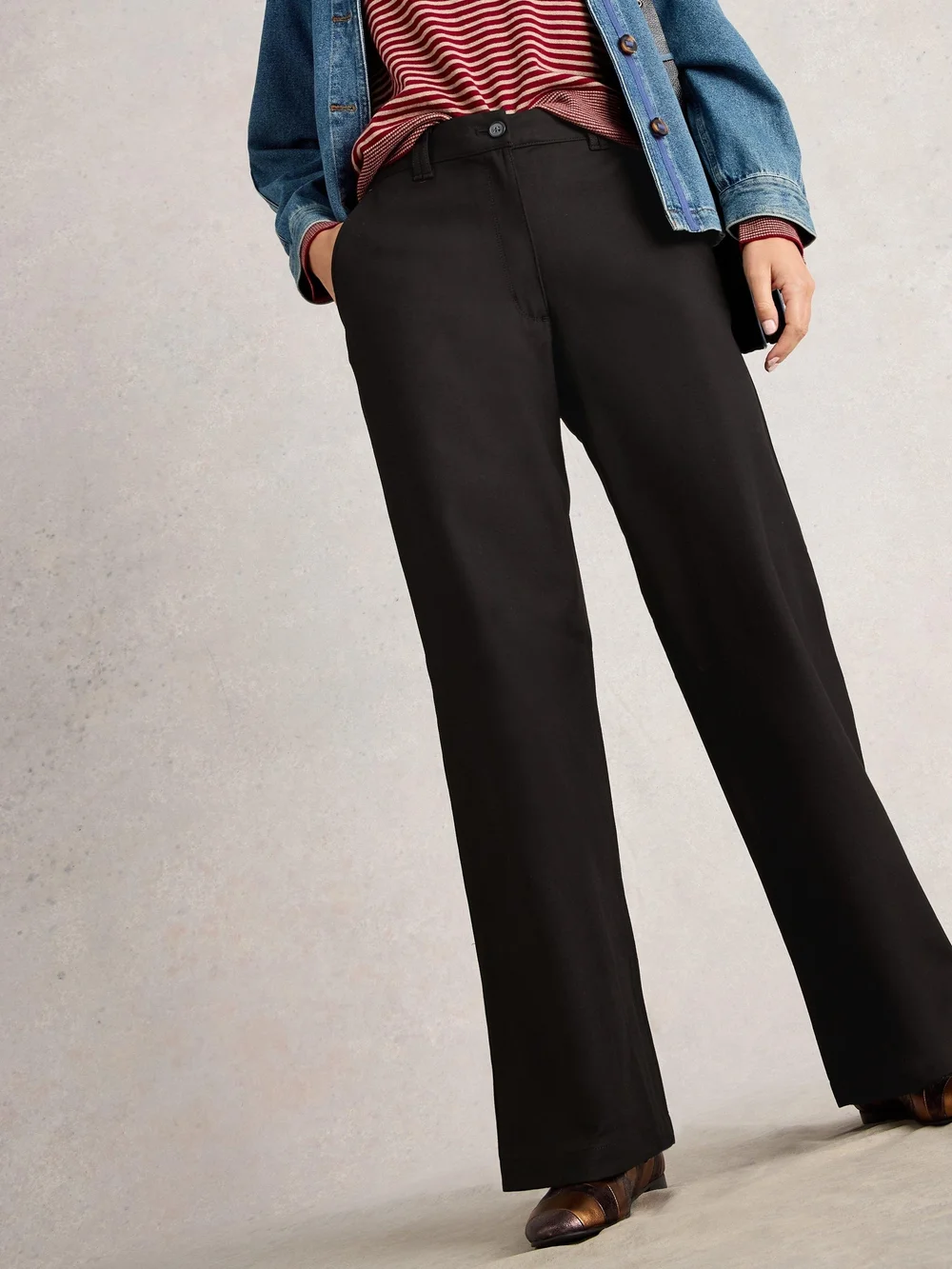 Pantalon large Belle - Pure Blk - 34/R Image 1