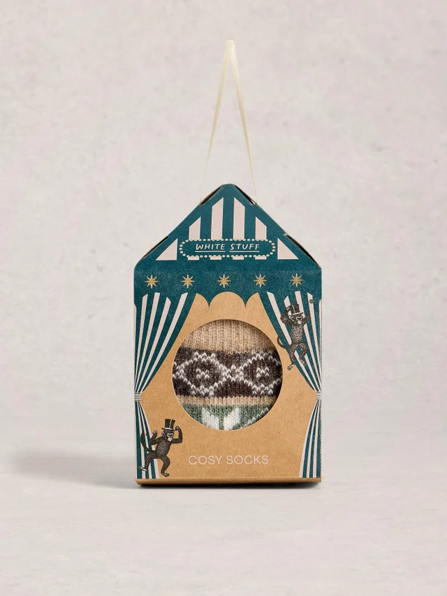 Chaussettes confortables pour homme en boîte