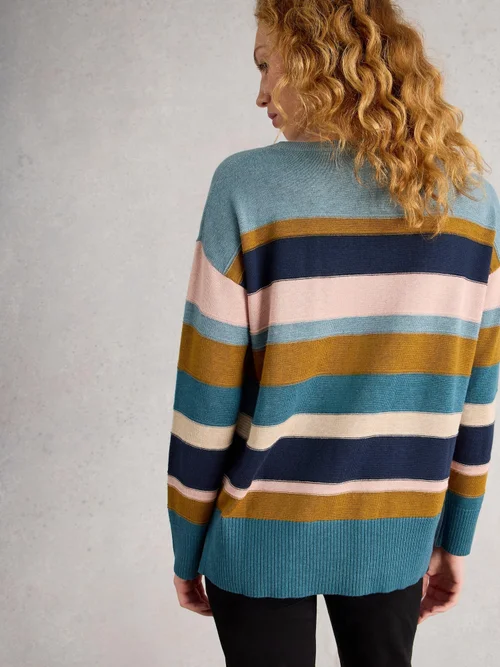 OLIVE STITCH STRIPE - Blue Mlt - 48 Image 4