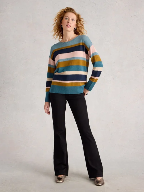 OLIVE STITCH STRIPE - Blue Mlt - 48 Image 2