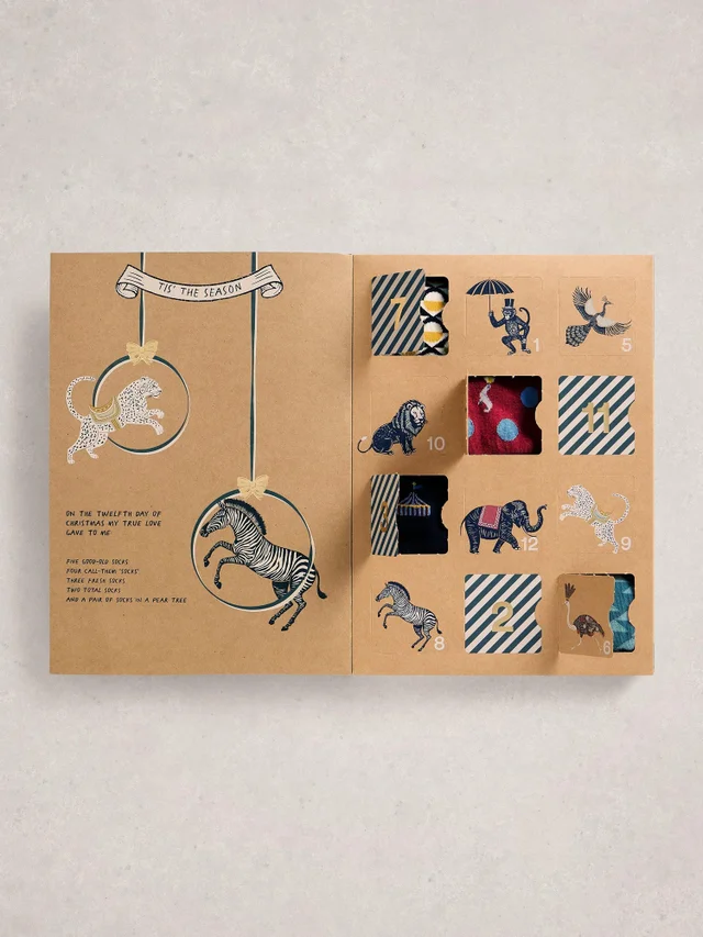 12 jours de chaussettes pour hommes