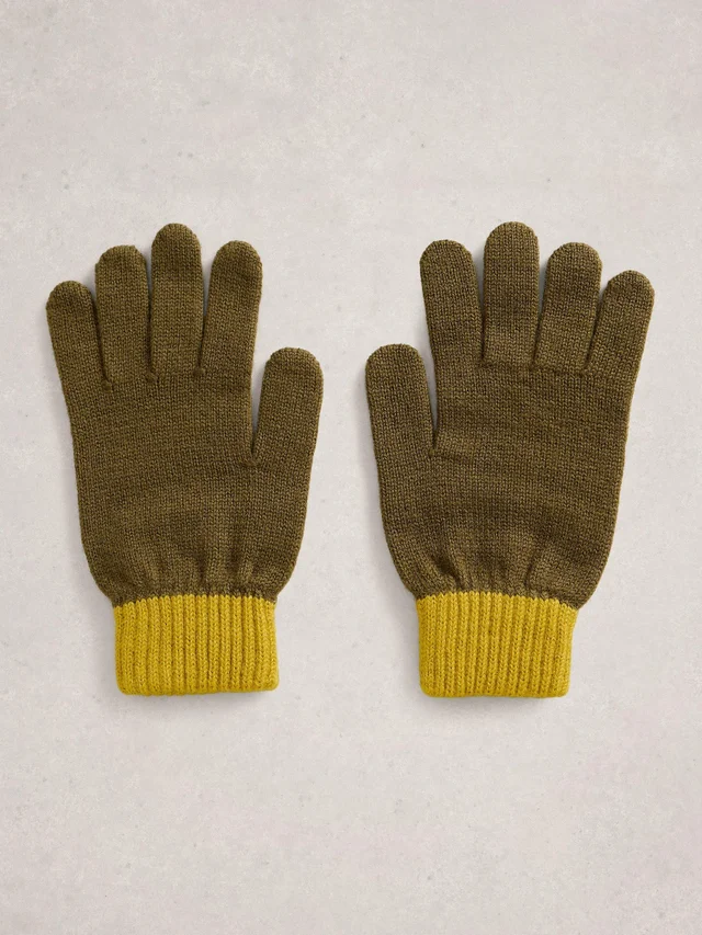 Ensemble chapeau et gants pour homme