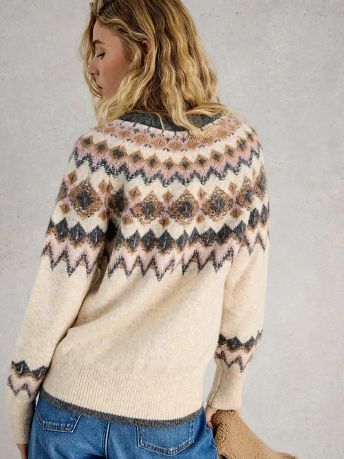 Pull Arctic Fairisle - Nat Mlt - 44 Image 4