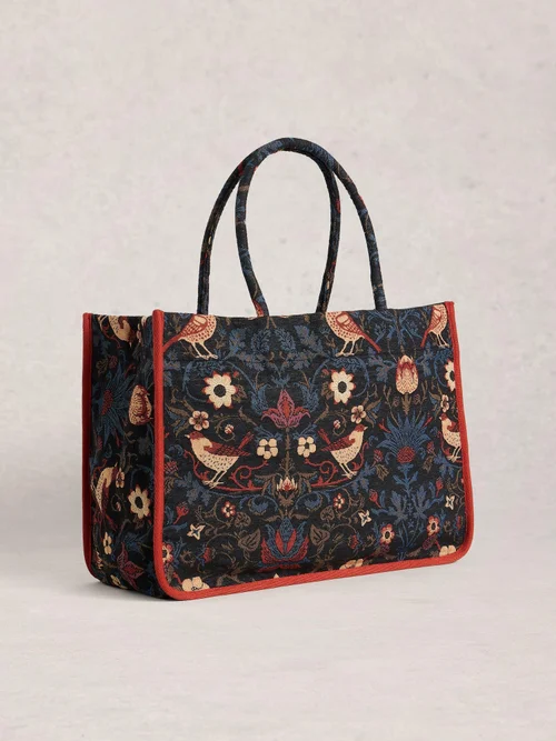 Sac fourre-tout floral en jacquard Jasmine Image 4