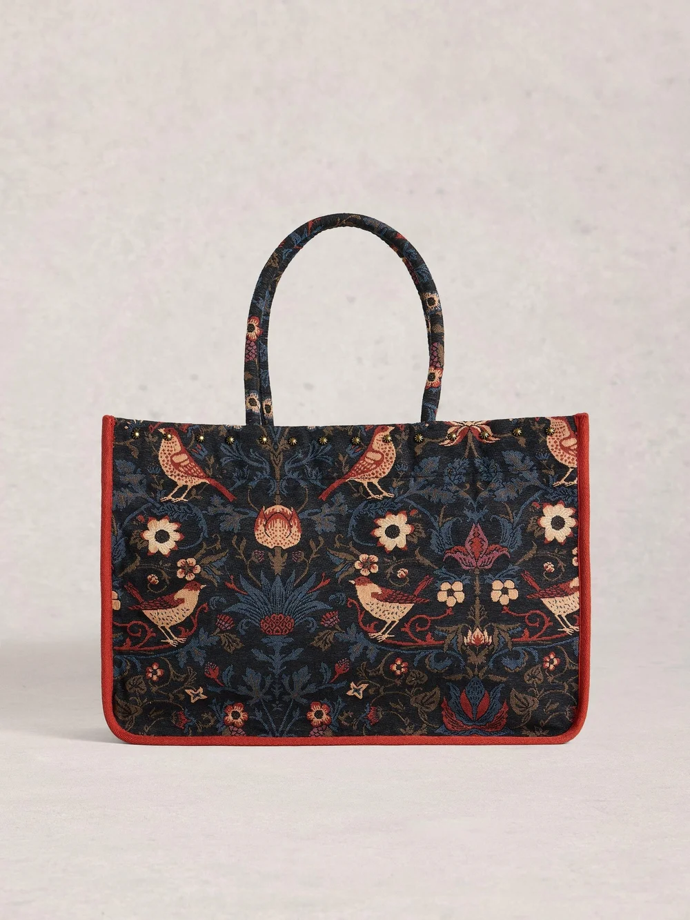 Sac fourre-tout floral en jacquard Jasmine Image 1