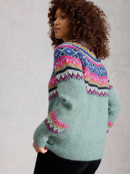 Pull Arctic Fairisle - Teal Mlt - 52 Image 4