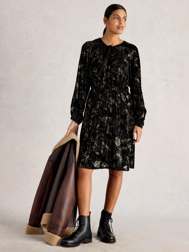 Robe en velours Faye Devore