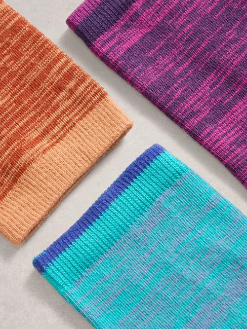 Lot de 3 paires de socquettes Spacedye - Blue Mlt - 39-41 Image 2