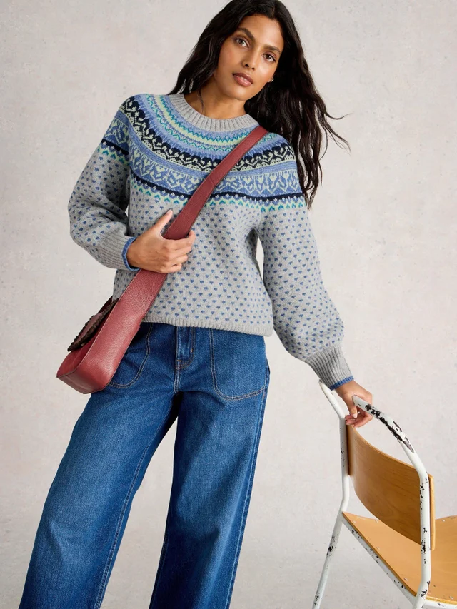 PULL MINI FAIR ISLE À CŒURS