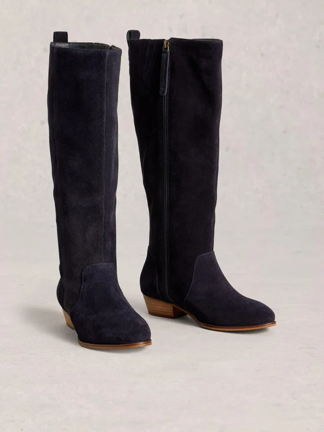 Bottes en daim Willow montant jusqu'aux genoux